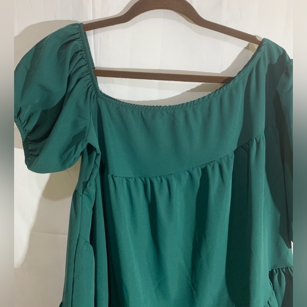 3/$28❤️SHEIN green dress size XL - Picture 2 of 8